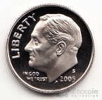США 10 центов 2005 S (Proof)