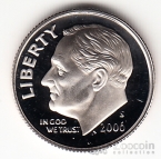 США 10 центов 2006 S (Proof)
