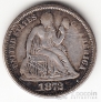 США 10 центов 1872