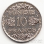 Тунис 10 франков 1934