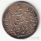 Тунис 2 франка 1891