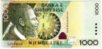 Албания 1000 лек 2011