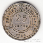 Белиз - Британский Гондурас 25 центов 1964
