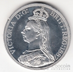 Новая Зеландия 1 крона 1887 (пробная)