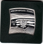 Польша 20 злотых 2012 Чемпионат Европы по футболу-2012 (блистер)