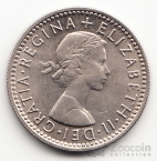Великобритания 6 пенсов 1962