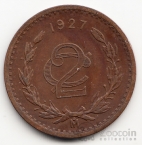 Мексика 2 сентаво 1927