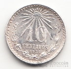 Мексика 10 сентаво 1934