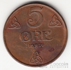 Норвегия 5 эре 1936
