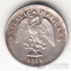 Мексика 5 сентаво 1903