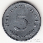 Германия 5 пфеннигов 1943 A