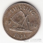 Фиджи 1 шиллинг 1938