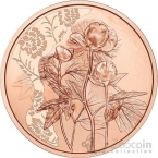 Австрия 10 евро 2024 Пионы (медь)