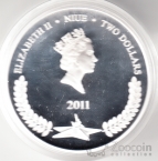 Ниуэ 2 доллара 2011 Победа в Великой Отечественной Войне