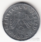 Германия 10 пфеннигов 1942 А [3]