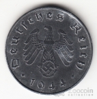 Германия 10 пфеннигов 1944 A