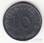 Германия 10 пфеннигов 1940 G (тип 2)