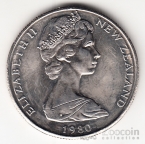 Новая Зеландия 50 центов 1980 [2]