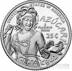 США 25 центов 2024 Американские Женщины - Селия Крус P