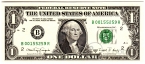 США 1 доллар 1998