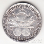 США 1/2 доллара 1893 ЭКСПО в Чикаго [2]