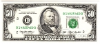 США 50 долларов 1993