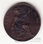 Великобритания 1 фартинг 1902