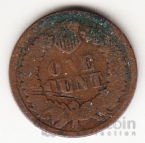 США 1 цент 1865