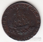 Великобритания 1/2 пенни 1795