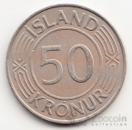 Исландия 50 крон 1970