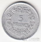 Франция 5 франков 1945 (тип 3)