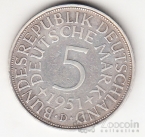 ФРГ 5 марок 1951