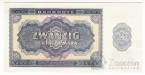 ГДР 20 марок 1955