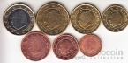 Нидерланды набор 7 монет евро 1999-2005