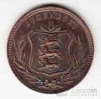 Гернси 8 дублей 1889