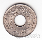 Брит. Западная Африка 1/10 пенни 1936