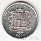 Андорра 10 сентим 2003