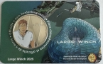 Бельгия 5 евро 2025 Ларго Винч (карта, цветная)