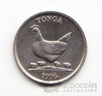 Тонга 5 сенити 1996