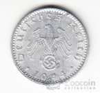 Германия 50 пфеннигов 1944 F