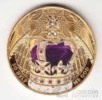 Гибралтар 1 крона 2023 Коронация Карла III - Корона