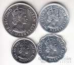 Белиз набор 4 монеты 1991-2010