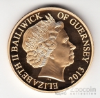 Гернси 50 пенсов 2013 Поезд №5