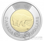 Канада 2 доллара 2026 30-я годовщина чеканки монет 2 доллара