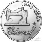 ПМР 25 рублей 2025 Промышленность Приднестровья - 80 лет ЗАО Одема