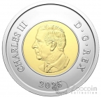 Канада 2 доллара 2025 Чествование неизвестного солдата Канады