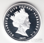 Олдерни 5 фунтов 2019 Вторая Мировая война - 75 лет высадке союзников в Нормандии