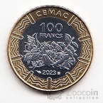 Центральноафриканские штаты 100 франков 2023