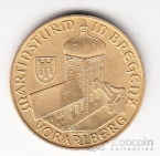 Австрия 20 шиллингов 1993 Башня Мартинстурм