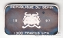 Республика Конго 1000 франков 1997 Чемпионат по футболу во Франции №3